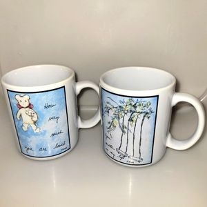 Flavia Weedn Papel Coffee Mugs - Japan - Set of 2